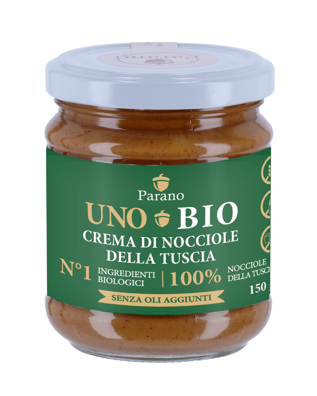 UnoBio - crema di nocciole - barattolo 180g