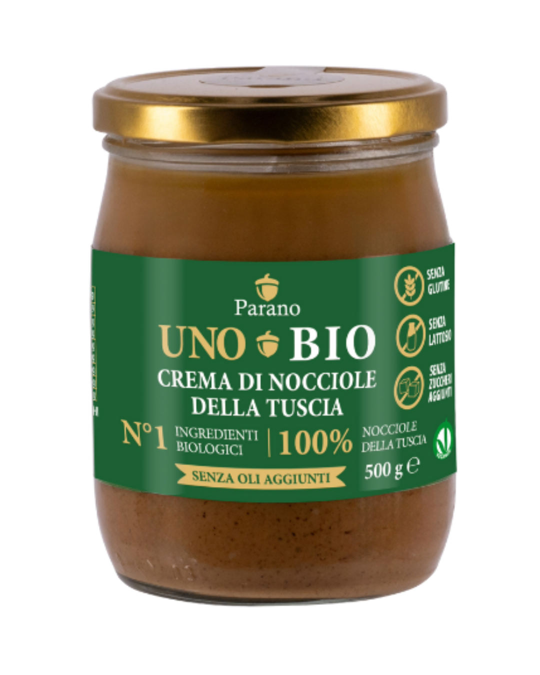 UnoBio - crema di nocciole - barattolo 500g